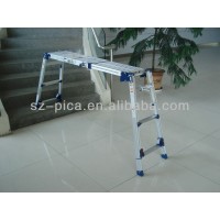 Aluminum working platform ladder