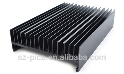 Extruded heat sink aluminium profile