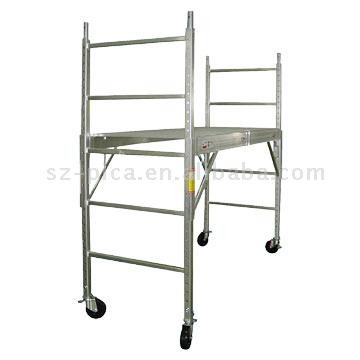 Aluminum scaffolding